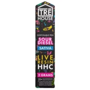 Sour Diesel Tre House Live Resin HHC Vape 2G