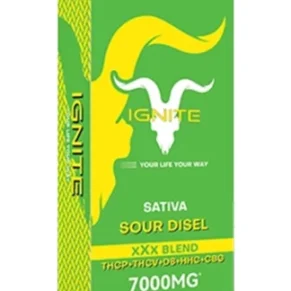 Sour Disel Ignite XXX Blend Disposable 7000mg