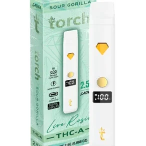 Sour Gorilla Torch THC-A Live Rosin Disposable 2.5G