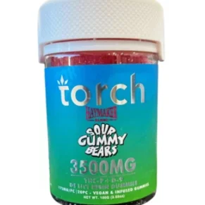 Sour Gummy Bears Torch Haymaker Blend Live Resin Gummies 3500mg