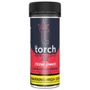 Sour Lemon Cherry Torch Nitro Blend XXL Gummies 7000mg