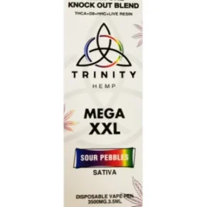 Sour Pebbles Trinity All In One Knockout Blend Mega XXL Disposable 3.5G