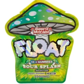 Sour Splash Float Mushroom Gummies + Delta 9 THC 2500mg