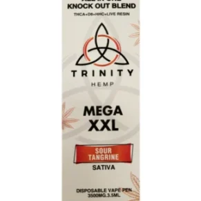 Sour Tangerine Trinity All In One Knockout Blend Mega XXL Disposable 3.5G