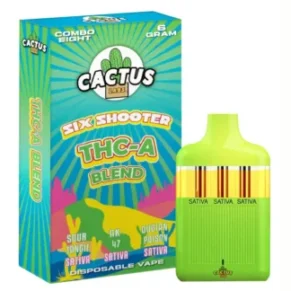 Sour Tangie| AK47 | Dubian Poison Cactus Labs Six Shooter THC-A Blend Disposable 6G