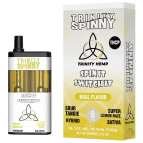 Sour Tangie | Super Lemon Haze Trinity Spinny THCP Dual Flavor Vape 6G