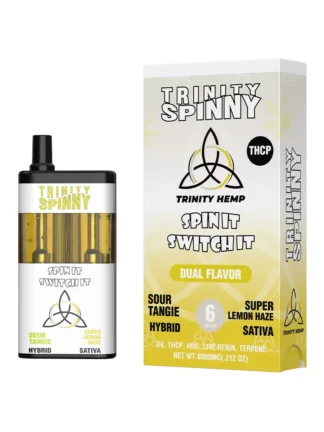 Sour Tangie | Super Lemon Haze Trinity Spinny THCP Dual Flavor Vape 6G