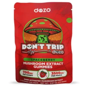 Spaceberry Dozo Don’t Trip Mushroom Gummies 3500MG