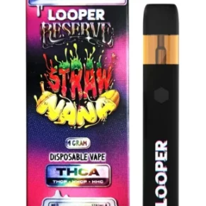 Strawnana Looper Reserve THCA Disposable 1G