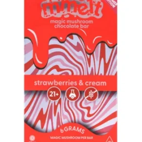 Strawberries & Cream Mmelt Magic Mushroom Chocolate Bar 6G