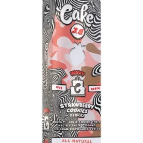 Strawberry Cookies Cake Wavy Live Resin Disposable 3G