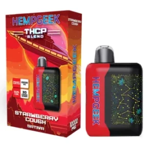 Strawberry Cough Hempgeek THCP Blend Disposable 10000MG