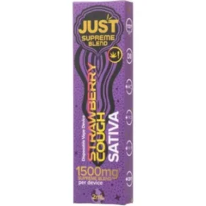 Strawberry Cough Sativa Just Delta Supreme Blend Live Resin Vape 1.5G