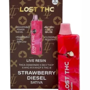 Strawberry Diesel Lost THC THC-A Diamond Disposable 6G