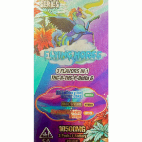 Strawberry Ice Cream | Blue Dream | Coconut Cookies Flying Horse 3 in 1 Disposable 10500MG