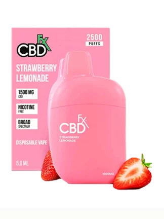 Strawberry Lemonade CBDfx Vape Pen 1500MG