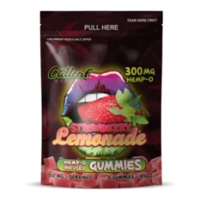 Strawberry Lemonade Cutleaf Exotics Hemp-O Gummies 300mg