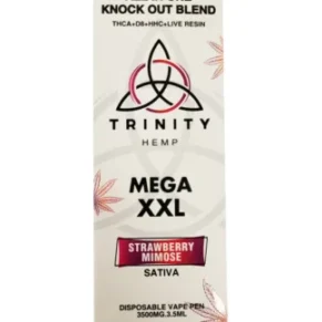 Strawberry Mimose Trinity All In One Knockout Blend Mega XXL Disposable 3.5G