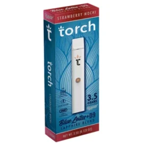 Strawberry Mochi Torch Blue Lotus + D9 Sapphire Vape 3.5G
