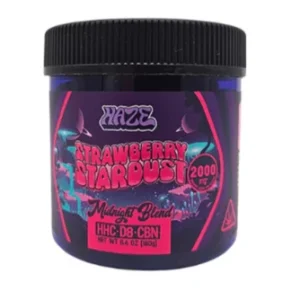 Strawberry Stardust Haze Midnight Blend Gummies 2000MG