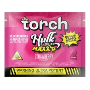 Strawberry Torch Hulk MAXX’D  Gummies 2000mg