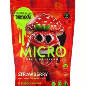 Strawberry Truemoola Micro Magic Mushroom Gummies 10ct