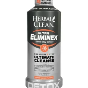 Straw-Mango Herbal Clean Ultra Eliminex Ultimate Cleanse Same-Day Detox 32 fl oz