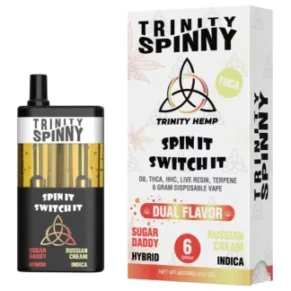 Sugar Daddy | Russian Cream Trinity Spinny Dual Flavor THCA Vape 6G