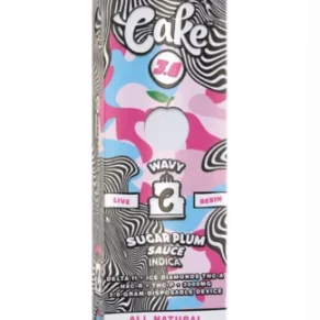 Sugar Plum Sauce Cake Wavy Live Resin Disposable 3G