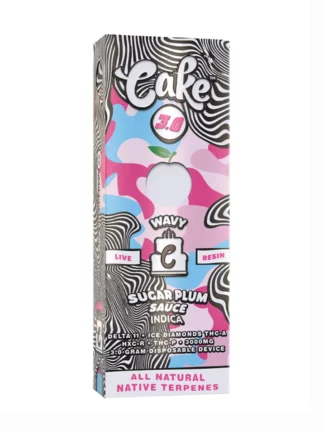 Sugar Plum Sauce Cake Wavy Live Resin Disposable 3G