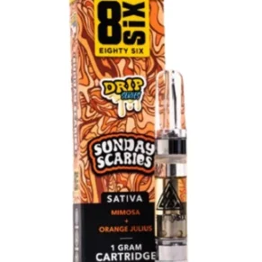 Sunday Scaries 8SIX Drip Series THC-P Vape Cartridge 1G