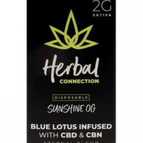 Sunshine OG Herbal Connection Blue Lotus Infused Eternal Blend Vape 2G