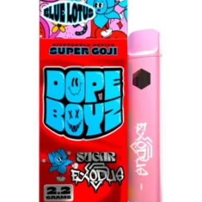Super Goji Dope Boyz Blue Lotus Sugar Exodus Disposable 2.2G