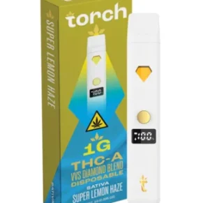 Super Lemon Haze Torch THC-A VVS Diamond Blend Disposable 1G