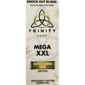 Super Lemon Haze Trinity All In One Knockout Blend Mega XXL Disposable 3.5G