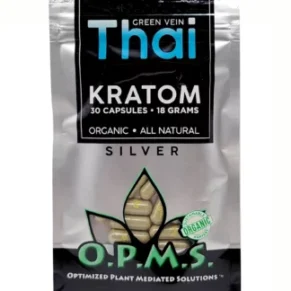 Thai OPMS Silver Kratom Capsules 30ct