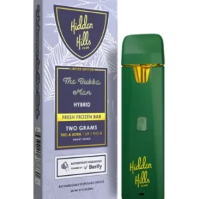 The Bubba Man Hidden Hills Heady Blend THCA Ultra Disposables 2g