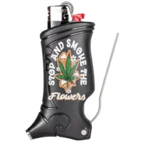 Stop & Smoke The Flowers Toker Poker Soul Speakers Collection Lighter