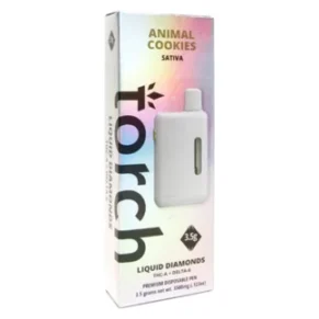 Animal Cookies Sativa Torch D6+THC-A Liquid Diamonds Vape 3.5G
