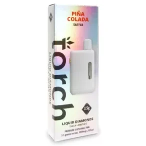Pina Colada Sativa Torch D6+THC-A Liquid Diamonds Vape 3.5G