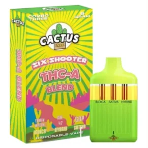Train Wreck | AK47 | GDP Cactus Labs Six Shooter THC-A Blend Disposable 6G