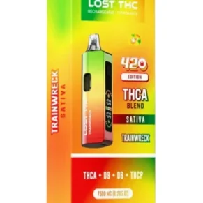 Trainwreck Lost THC 420 Edition THCA Blend Rechargable Disposible 7500MG