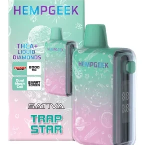 Trap Star Hempgeek THCA+Liquid Diamonds Disposable 8000MG