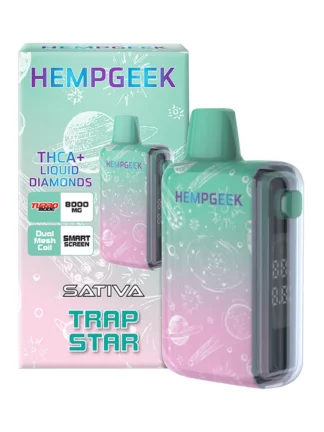 Trap Star Hempgeek THCA+Liquid Diamonds Disposable 8000MG