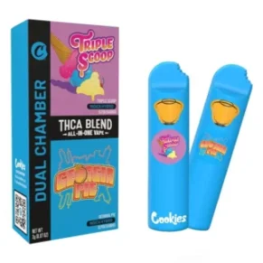 Triple Scoop Georgia Pie Cookies THC-A Blend Dual Chamber Vape 2G