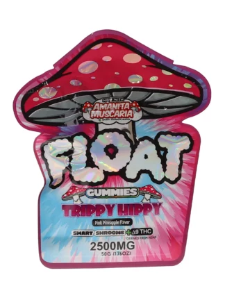 Trippy Hippy Float Mushroom Gummies + Delta 9 THC 2500mg