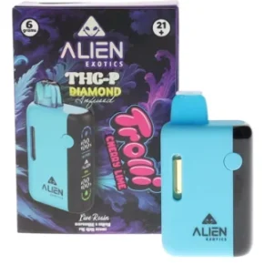 Trolli Cherry Lime Alien Exotics THC-P Diamond Infused Live Rosin Disposable 6G