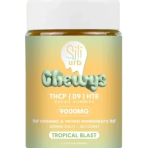 Tropical Blast Sili x URB THCP | D9 | HTE Vegan Gummies 9000mg 30ct