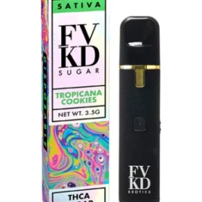 Tropicana Cookies FVKD Exotics THC-A Sugar Disposable Vape 3.5G