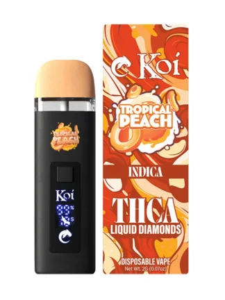 Tropical Peach Koi THCA Liquid Diamonds Disposable 2G